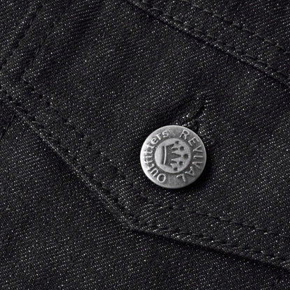 Men 2-Piece Hardcore Unwashed Denim Standard Fitted Jean Suit Jacket & Pants