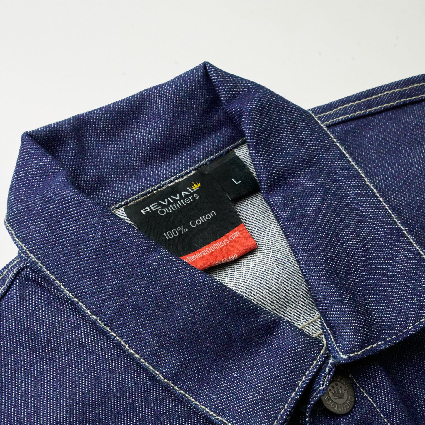 Men 2-Piece Hardcore Unwashed Denim Standard Fitted Jean Suit Jacket & Pants