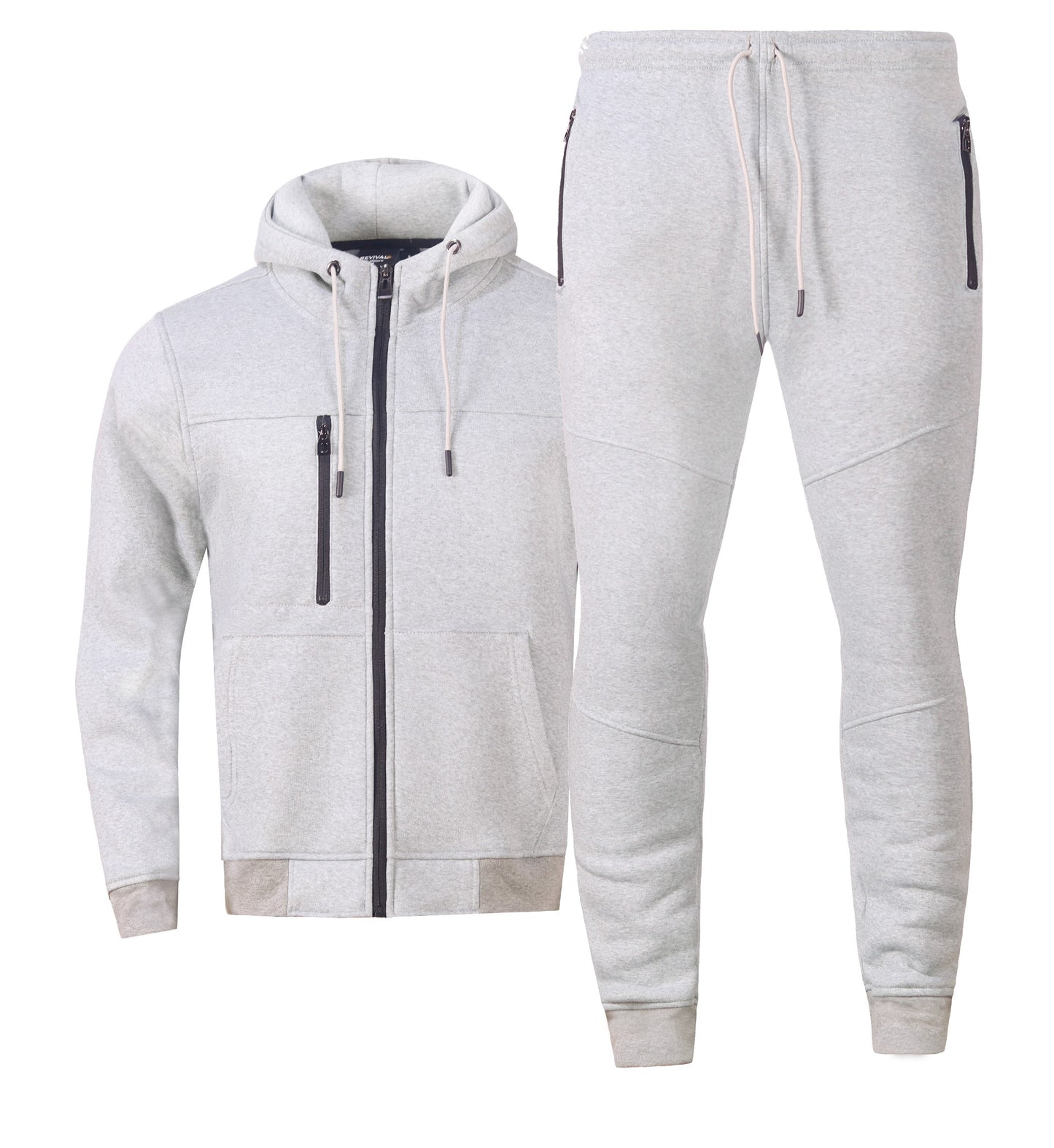 Men's Jogger Tech Suit Fleece Sweatsuit S M L XL 2X 3X 4X 5X Running Gym Jogging